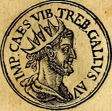 An illustration from Prontvario de le medaglie de piv illvstri, & fulgenti huomini & donne, dal pricipio del mondo insino al presente tempo.., 1553, leaf 240