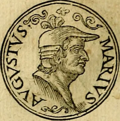 An illustration from Prontvario de le medaglie de piv illvstri, & fulgenti huomini & donne, dal pricipio del mondo insino al presente tempo.., 1553, leaf 247