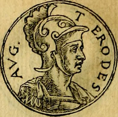 An illustration from Prontvario de le medaglie de piv illvstri, & fulgenti huomini & donne, dal pricipio del mondo insino al presente tempo.., 1553, leaf 251