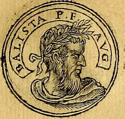 An illustration from Prontvario de le medaglie de piv illvstri, & fulgenti huomini & donne, dal pricipio del mondo insino al presente tempo.., 1553, leaf 252
