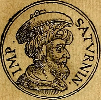 An illustration from Prontvario de le medaglie de piv illvstri, & fulgenti huomini & donne, dal pricipio del mondo insino al presente tempo.., 1553, leaf 254