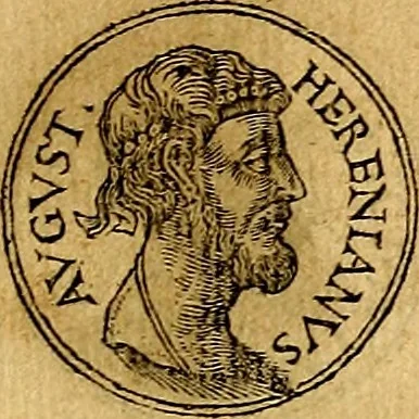 An illustration from Prontvario de le medaglie de piv illvstri, & fulgenti huomini & donne, dal pricipio del mondo insino al presente tempo.., 1553, leaf 256