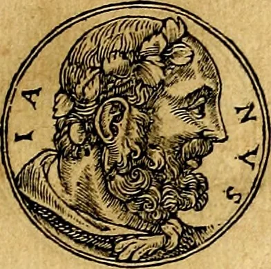 An illustration from Prontvario de le medaglie de piv illvstri, & fulgenti huomini & donne, dal pricipio del mondo insino al presente tempo.., 1553, leaf 26