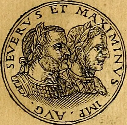 An illustration from Prontvario de le medaglie de piv illvstri, & fulgenti huomini & donne, dal pricipio del mondo insino al presente tempo.., 1553, leaf 266
