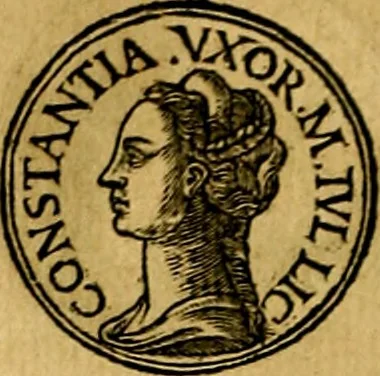 An illustration from Prontvario de le medaglie de piv illvstri, & fulgenti huomini & donne, dal pricipio del mondo insino al presente tempo.., 1553, leaf 267