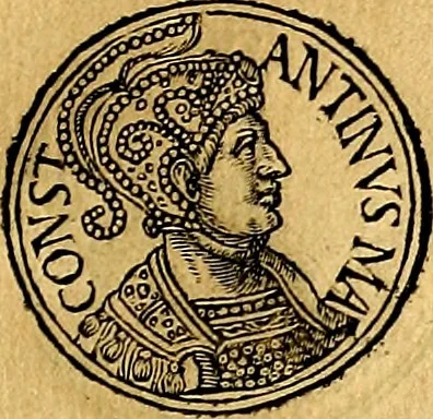 An illustration from Prontvario de le medaglie de piv illvstri, & fulgenti huomini & donne, dal pricipio del mondo insino al presente tempo.., 1553, leaf 268