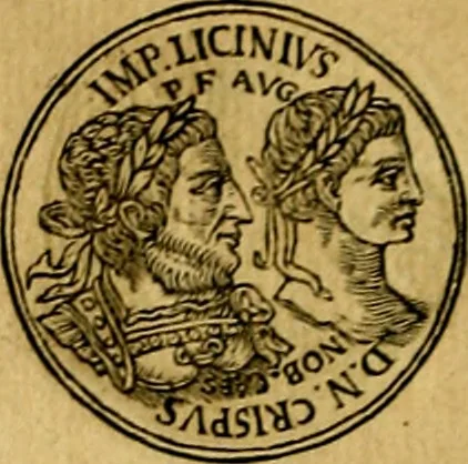 An illustration from Prontvario de le medaglie de piv illvstri, & fulgenti huomini & donne, dal pricipio del mondo insino al presente tempo.., 1553, leaf 269