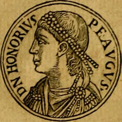 An illustration from Prontvario de le medaglie de piv illvstri, & fulgenti huomini & donne, dal pricipio del mondo insino al presente tempo.., 1553, leaf 277