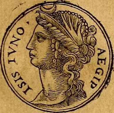 An illustration from Prontvario de le medaglie de piv illvstri, & fulgenti huomini & donne, dal pricipio del mondo insino al presente tempo.., 1553, leaf 28