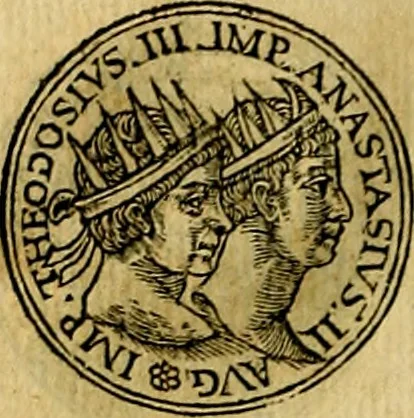 An illustration from Prontvario de le medaglie de piv illvstri, & fulgenti huomini & donne, dal pricipio del mondo insino al presente tempo.., 1553, leaf 303