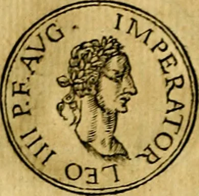 An illustration from Prontvario de le medaglie de piv illvstri, & fulgenti huomini & donne, dal pricipio del mondo insino al presente tempo.., 1553, leaf 307