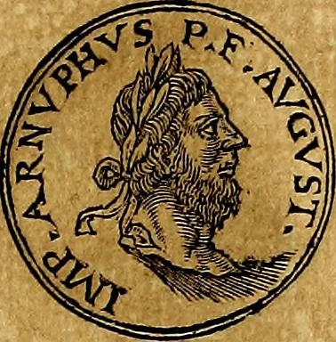 An illustration from Prontvario de le medaglie de piv illvstri, & fulgenti huomini & donne, dal pricipio del mondo insino al presente tempo.., 1553, leaf 320