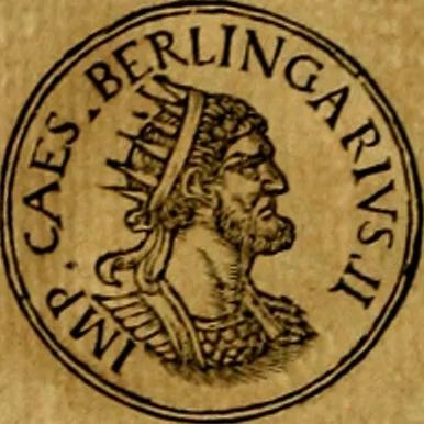 An illustration from Prontvario de le medaglie de piv illvstri, & fulgenti huomini & donne, dal pricipio del mondo insino al presente tempo.., 1553, leaf 321