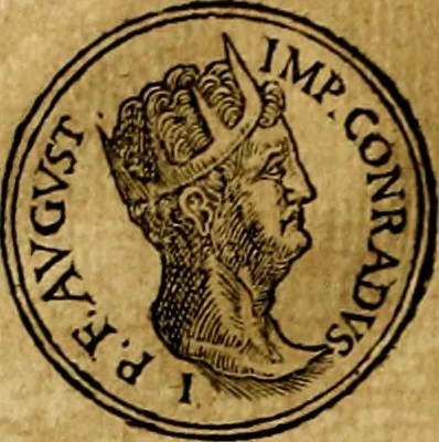 An illustration from Prontvario de le medaglie de piv illvstri, & fulgenti huomini & donne, dal pricipio del mondo insino al presente tempo.., 1553, leaf 323