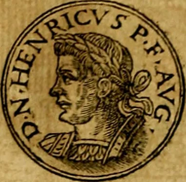 An illustration from Prontvario de le medaglie de piv illvstri, & fulgenti huomini & donne, dal pricipio del mondo insino al presente tempo.., 1553, leaf 323