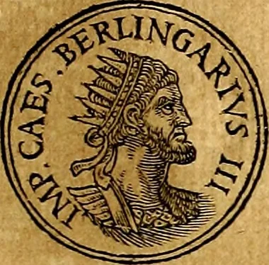An illustration from Prontvario de le medaglie de piv illvstri, & fulgenti huomini & donne, dal pricipio del mondo insino al presente tempo.., 1553, leaf 324