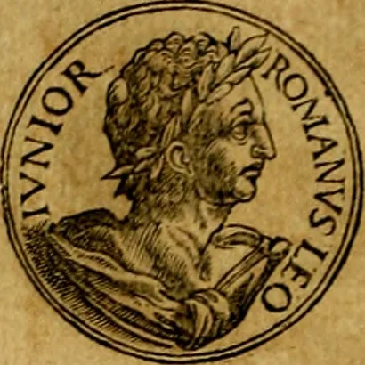 An illustration from Prontvario de le medaglie de piv illvstri, & fulgenti huomini & donne, dal pricipio del mondo insino al presente tempo.., 1553, leaf 325