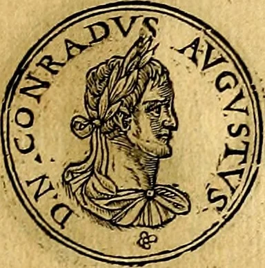An illustration from Prontvario de le medaglie de piv illvstri, & fulgenti huomini & donne, dal pricipio del mondo insino al presente tempo.., 1553, leaf 334