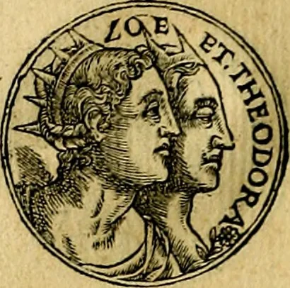 An illustration from Prontvario de le medaglie de piv illvstri, & fulgenti huomini & donne, dal pricipio del mondo insino al presente tempo.., 1553, leaf 339