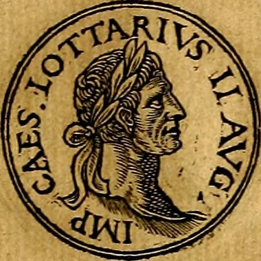 An illustration from Prontvario de le medaglie de piv illvstri, & fulgenti huomini & donne, dal pricipio del mondo insino al presente tempo.., 1553, leaf 348
