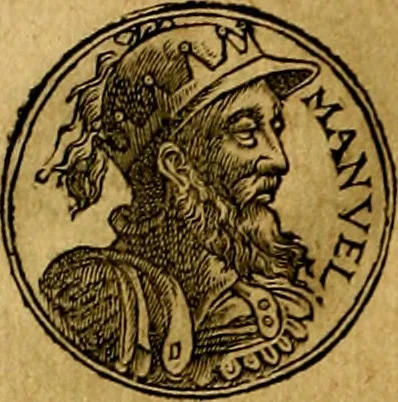An illustration from Prontvario de le medaglie de piv illvstri, & fulgenti huomini & donne, dal pricipio del mondo insino al presente tempo.., 1553, leaf 349