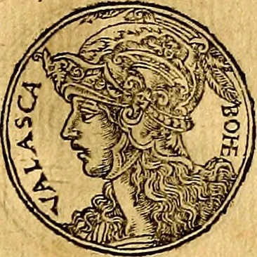 An illustration from Prontvario de le medaglie de piv illvstri, & fulgenti huomini & donne, dal pricipio del mondo insino al presente tempo.., 1553, leaf 352