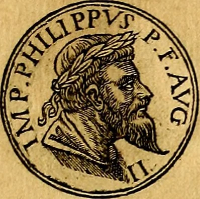 An illustration from Prontvario de le medaglie de piv illvstri, & fulgenti huomini & donne, dal pricipio del mondo insino al presente tempo.., 1553, leaf 354