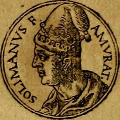 An illustration from Prontvario de le medaglie de piv illvstri, & fulgenti huomini & donne, dal pricipio del mondo insino al presente tempo.., 1553, leaf 371