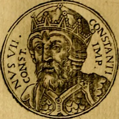 An illustration from Prontvario de le medaglie de piv illvstri, & fulgenti huomini & donne, dal pricipio del mondo insino al presente tempo.., 1553, leaf 383