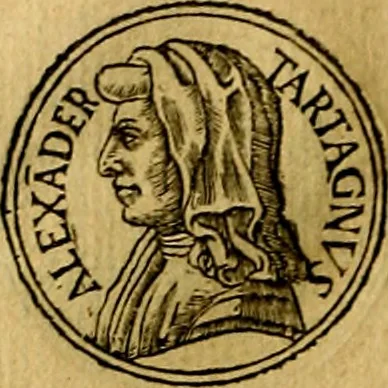 An illustration from Prontvario de le medaglie de piv illvstri, & fulgenti huomini & donne, dal pricipio del mondo insino al presente tempo.., 1553, leaf 387