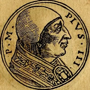 An illustration from Prontvario de le medaglie de piv illvstri, & fulgenti huomini & donne, dal pricipio del mondo insino al presente tempo.., 1553, leaf 404