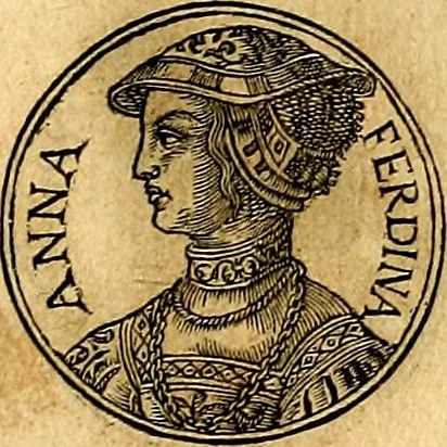 An illustration from Prontvario de le medaglie de piv illvstri, & fulgenti huomini & donne, dal pricipio del mondo insino al presente tempo.., 1553, leaf 410