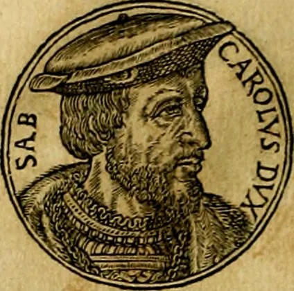 An illustration from Prontvario de le medaglie de piv illvstri, & fulgenti huomini & donne, dal pricipio del mondo insino al presente tempo.., 1553, leaf 411