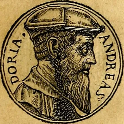 An illustration from Prontvario de le medaglie de piv illvstri, & fulgenti huomini & donne, dal pricipio del mondo insino al presente tempo.., 1553, leaf 414