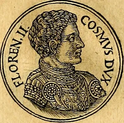 An illustration from Prontvario de le medaglie de piv illvstri, & fulgenti huomini & donne, dal pricipio del mondo insino al presente tempo.., 1553, leaf 418