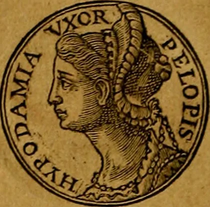 An illustration from Prontvario de le medaglie de piv illvstri, & fulgenti huomini & donne, dal pricipio del mondo insino al presente tempo.., 1553, leaf 43