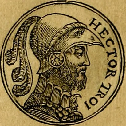 An illustration from Prontvario de le medaglie de piv illvstri, & fulgenti huomini & donne, dal pricipio del mondo insino al presente tempo.., 1553, leaf 53