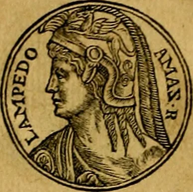 An illustration from Prontvario de le medaglie de piv illvstri, & fulgenti huomini & donne, dal pricipio del mondo insino al presente tempo.., 1553, leaf 55