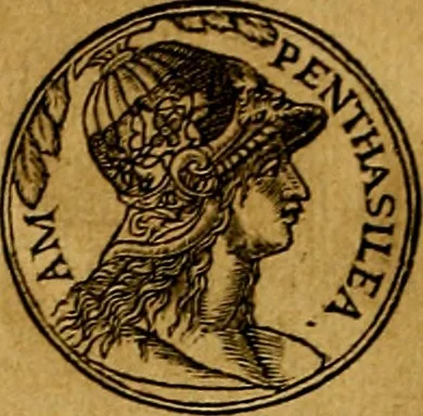 An illustration from Prontvario de le medaglie de piv illvstri, & fulgenti huomini & donne, dal pricipio del mondo insino al presente tempo.., 1553, leaf 57