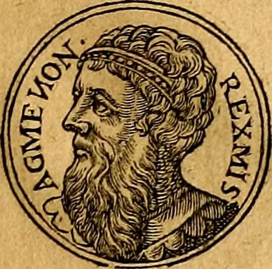 An illustration from Prontvario de le medaglie de piv illvstri, & fulgenti huomini & donne, dal pricipio del mondo insino al presente tempo.., 1553, leaf 58