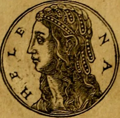 An illustration from Prontvario de le medaglie de piv illvstri, & fulgenti huomini & donne, dal pricipio del mondo insino al presente tempo.., 1553, leaf 59