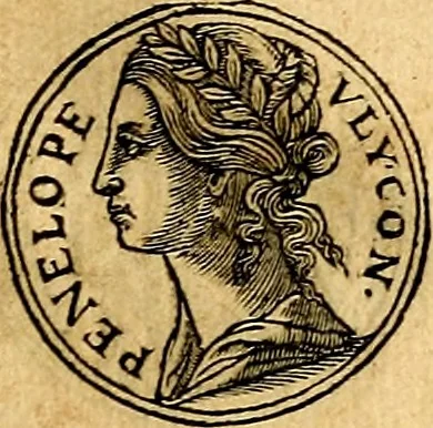 An illustration from Prontvario de le medaglie de piv illvstri, & fulgenti huomini & donne, dal pricipio del mondo insino al presente tempo.., 1553, leaf 60
