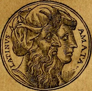 An illustration from Prontvario de le medaglie de piv illvstri, & fulgenti huomini & donne, dal pricipio del mondo insino al presente tempo.., 1553, leaf 64