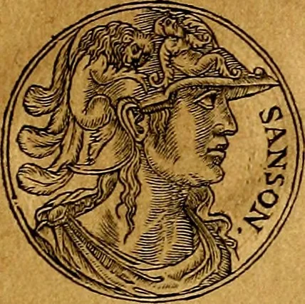 An illustration from Prontvario de le medaglie de piv illvstri, & fulgenti huomini & donne, dal pricipio del mondo insino al presente tempo.., 1553, leaf 68