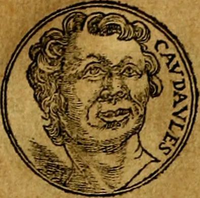 An illustration from Prontvario de le medaglie de piv illvstri, & fulgenti huomini & donne, dal pricipio del mondo insino al presente tempo.., 1553, leaf 97