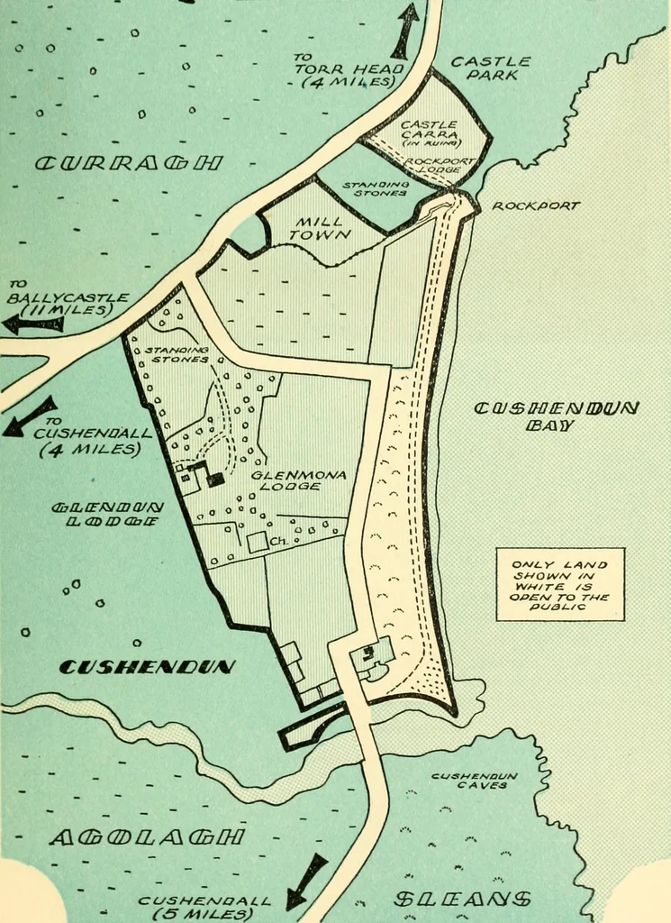An illustration from The properties of the National Trust for places of historic interest or natural beauty in Northern Ireland / National Trust in Northern Ireland ; introduction by the Earl of Antrim, 1900, leaf 24