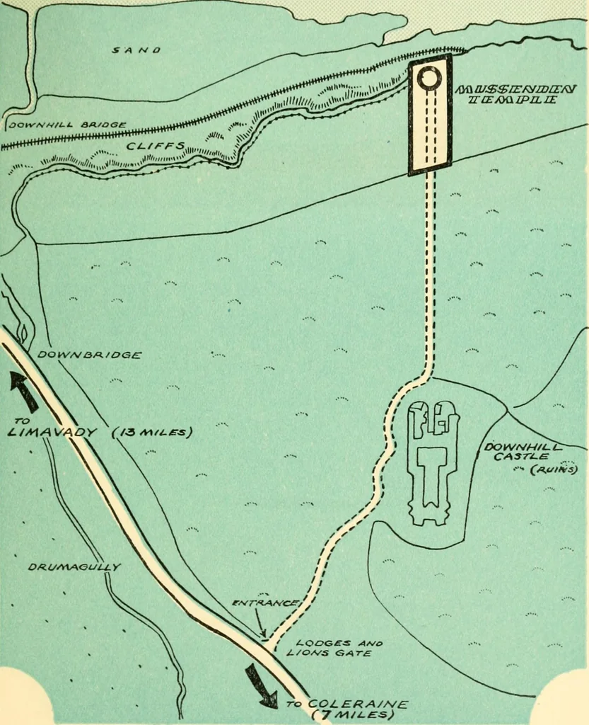 An illustration from The properties of the National Trust for places of historic interest or natural beauty in Northern Ireland / National Trust in Northern Ireland ; introduction by the Earl of Antrim, 1900, leaf 28
