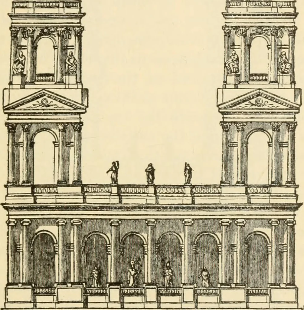 An illustration from Proportion and harmony of line and color in painting, sculpture, and architecture; an essay in comparative aesthetics, 1909, leaf 198