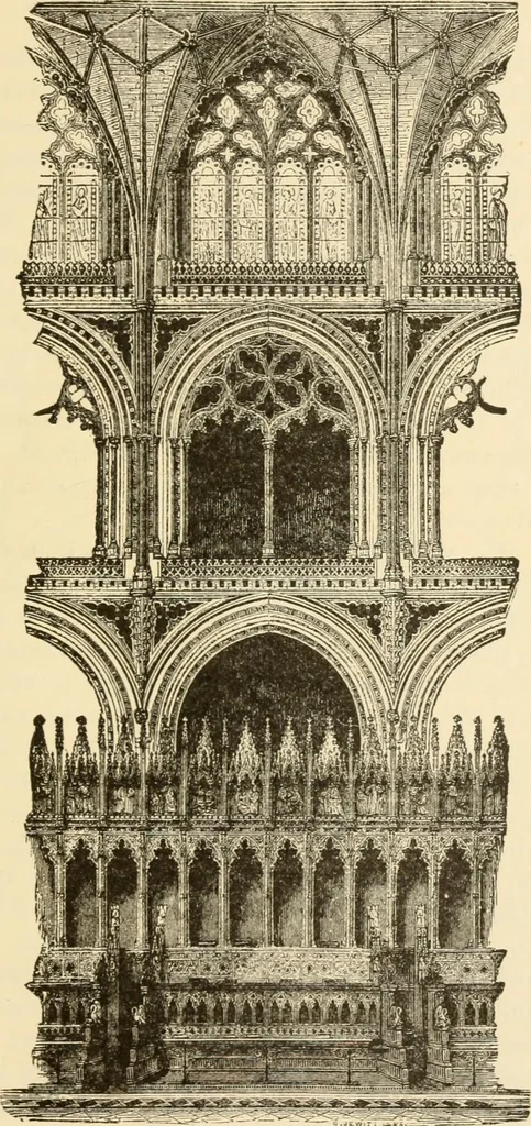 An illustration from Proportion and harmony of line and color in painting, sculpture, and architecture; an essay in comparative aesthetics, 1909, leaf 96
