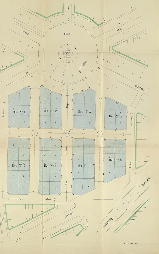 An illustration from Proposed American National Institute at Paris : message from the President of the United States, transmitting a report from the Secretary of State in regard to the proposed American National Institute at Paris, 1900, leaf 60
